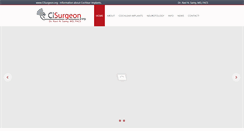 Desktop Screenshot of cisurgeon.org