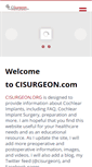 Mobile Screenshot of cisurgeon.org